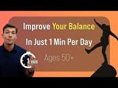 Improve Your Balance in 1 Min per Day (Ages 50+) - YouTube