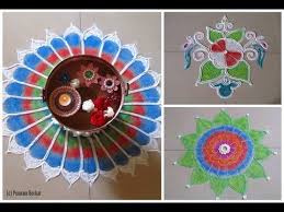 Two Quick And Easy Rangoli Designs Using Popsicle Sticks Innovative Rangoli By Poonam Borkar You Free Hand Rangoli Design Free Hand Rangoli Rangoli Designs