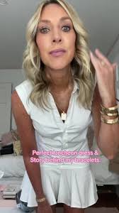 #veronicabeard Perfect lunch dress…#giftsforher #bracelet #thisis50