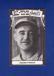 FRANK FRISCH, Cardinals ~ TCMA All-Time Greats TYPE 1 strip card (NOT  postcard)X