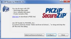 It can package files into 7z, zip, gzip, bzip2, and tar formats, and it can unpack all those, in addition to arj, cab. Download Zip Reader 12 5