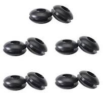 Amazon.com: Heyiarbeit Rubber Grommet 1/6-Inch / 4mm Inner ...