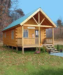 The woody log home kit fulfills your dream of a log retreat. Tiny Log Cabin Kits Easy Diy Project Craft Mart