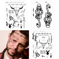 Discover the latest nfl news and videos from our experts on yahoo sports. 6 Sheets Post Malone Temporary Tattoos Set Includes Face Neck Hands Arm Tattoos Tribal Fake Knife Tattoo Stickers And Death Eaters Dark Mark Skull Tattoos For Halloween Cosplay Costume Favor Buy Online