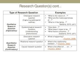 Research questions are defined as fundamental questions that facilitate a research project, a research study, a dissertation, a thesis, or a review. Conceptualizing Your Study From A Methodology Standpoint