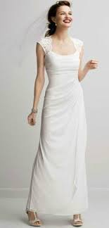 Lace Cap Sleeve Long Matte Mesh Dress David S Bridal Bridal Dresses Davids Bridal Wedding Dresses Bridal Gowns