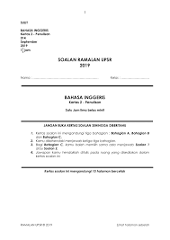 Baca tajuk ramalan sains upsr 2019. Soalan Ramalan Upsr 2019 Bi T6 K2 Clone Flip Ebook Pages 1 12 Anyflip Anyflip
