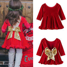 The fabric is made of georgette and is in lavishing red and. Canis Baby Girl Red Velvet Princess Dress Bow Knot Party Pageant Wedding Dress 1 6t Walmart Com Walmart Com