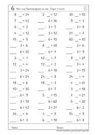 Mathemonsterchen multiplikation und division : Lernstubchen Kopfrechenblatter Zum Einmaleins Mal Und Oder Geteilt Mit 3 6 Platzhalter