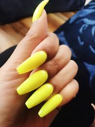 Looking for nail art inspiration? Yellow Nail Inspiration Trendy And Pretty Image 6953369 On Favim Com