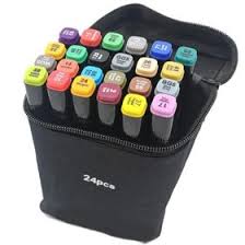 Jack Brown Artist Markers with Stand & Bag