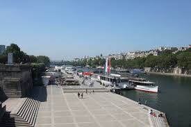 Seine River Bank River Bank Cityscape Paris