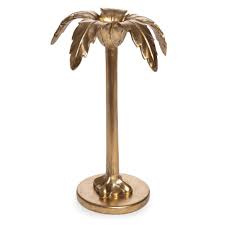 Bougeoir Palmier En Metal Dore Palm Candle Tree Tree Candle Holders Dream Home Design