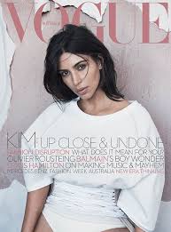 Well, who can blame him? Kim Kardashian S First Post Baby Magazine Cover Is Here Kim Kardashian Vogue Vogue Australia Kim Kardashian Photoshoot