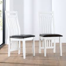 Enjoy free shipping within the continental united states! Java White Dining Chair Black Leather Seat Pad Furniture And Choice
