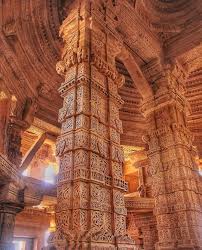 At Nagda In Rajasthan Stand The Remains Of The Sahasra Bahu Temples Of The Early 10th Cent Indian Temple Architecture Temple Architecture Ancient Architecture