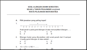 Maybe you would like to learn more about one of these? Download Soal Uas Matematika Kelas 5 Semester 1 Mitazaedu