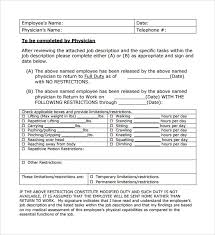 You can show doctor release form or template to make your employer believe. Free 16 Return To Work Medical Form Templates In Pdf Ms Word