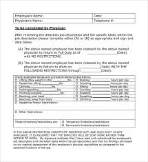 Find out what you missed and learn about any major changes that may have happened while you under fmla, an employer can require you to obtain this certificate from your doctor before you return to work. Free 16 Return To Work Medical Form Templates In Pdf Ms Word