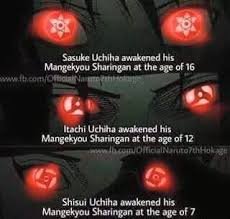 Kakashi lost his eye in battle. Sasuke And Itachi Facebook