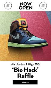 Air jordan 1 high og bio hack. Shiekh Shoes Now Open Air Jordan 1 High Og Bio Hack Raffle Milled