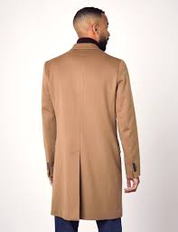 Daks wool coat vintage camel beige double breasted. Italian Wool Men S Coat With A Single Back Vent In Camel Hawes Curtis Uk