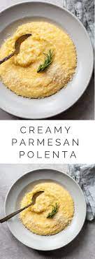 How To Make Creamy Polenta With Parmesan Cheese Familystyle Food Breakfast Recipes Easy Recipes Polenta Recipes