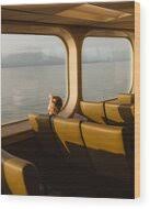 The Girl On The Ferry Acrylic Print by Harry Sohal