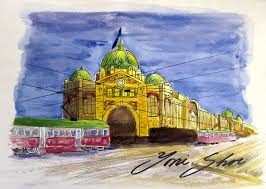 If you book with tripadvisor, you can cancel up to 24 hours. Flinders Street Station Yoni Shor Fine Art