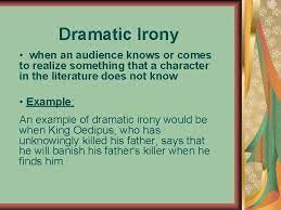 Maybe you would like to learn more about one of these? Irony Definition Irony Occurs When There Is A