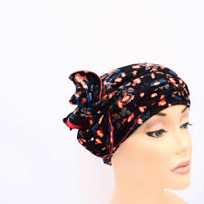 Pretty Head Wrap Reversible Jane & Plain Red, Mocha or Black
