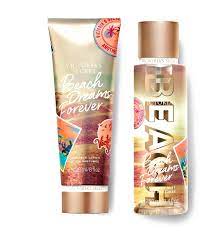 Amazon Com Victorias Secret Perfect Escape Fragrance Mist And Lotion Set 2pc New Summer Scent 8 4 Fl Oz 8 Fl Oz Beach Dreams Forever Beauty