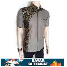 Model baju kemeja pria keren daftar harga kemeja pria polos kombinasi tribal le. Model Kemeja Batik Pria Kombinasi Model Baju Pria Busana Batik Kemeja