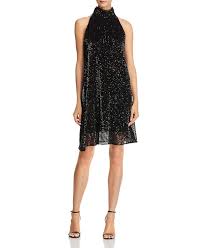 Laundry By Shelli Segal High Neck Sequin Dress Bloomingdales S High Neck Sequin Dress Cocktail Dress Lace Long Sleeve Cocktail Dress