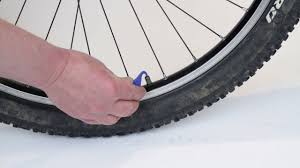 Different size cartridges will put different amounts of air in your tires. Inflate A Bike Tyre With A Schrader Valve Or Auto Valve Youtube