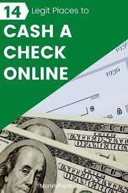 14 Easy Ways To Cash A Check Online Instant Check Cashing Moneypantry Check Cashing Cash Money Management