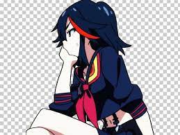 Mako Mankanshoku Ryuko Matoi Anime Png Anime Anywhere Art Black Hair Blog Anime Silk Marvel Kill A Kill