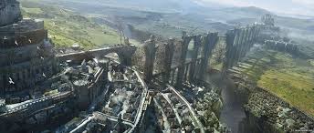 More images for lord of the rings castle » Lord Of The Rings Castle Artwork Grass Structure Castle Hd Wallpaper Wallpaper Flare