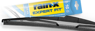 rain x expert fit rear wiper blades rain x