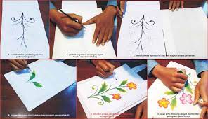 Dokumentasi hasil pembelajaran seni budaya aspek seni rupa kelas 7 di smp 2 banguntapan. Penerapan Ragam Hias Pada Bahan Tekstil Seni Budayaku