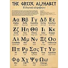 A list of greek alphabet letters and symbols with english names. The Ancient Greek Alphabet Poster A2 Size 42 X 59 4 Cm Amazon Co Uk Home Kitchen