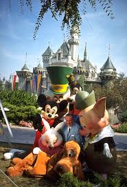 Walt Disney And The Disney Characters At Disneyland Park Vintage Disneyland Disneyland Vintage Disney