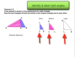 7 3 Similar Right Triangles Ex 1 Writing A Similarity Statement Triangle Worksheet Right Triangle Sight Word Worksheets