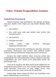 Bahkan saat akan mengupload video kita harus memperhatikan kualitas serta kita pasti perlu tau tentang dunia editing, minimal tau basicnya. Soal Dan Jawaban Teknik Pengolahan Video