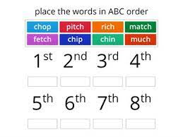 Specify the alphabetical order of properties within declaration blocks. Abc Order Teaching Resources