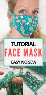 Please click to download and previouslayered ruffle flower crochet pattern. Face Mask Diy No Sew Fabric Crochet Pattern Crafting On The Fly