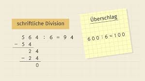 Schriftliches Halbschriftliches Dividieren Einfach Online Lernen