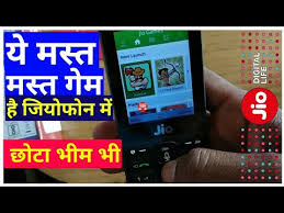 Jio Phone Games In Jio Phone Chhota Bheem Axe Man And Much More Games Youtube