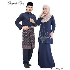 Gambar mewarnai baju batik warna kerajinan binatang gambar. Buy Set Couple Baju Melayu Dan Kurung Moden Harga Tak Termasuk Sampin Seetracker Malaysia