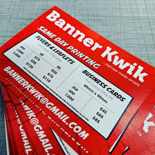 Additional price for double sided and upgrade options. Business Cards Glasgow Same Day Printing Dispatching Bannerkwik
